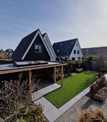 Overkapping met lichtstraat